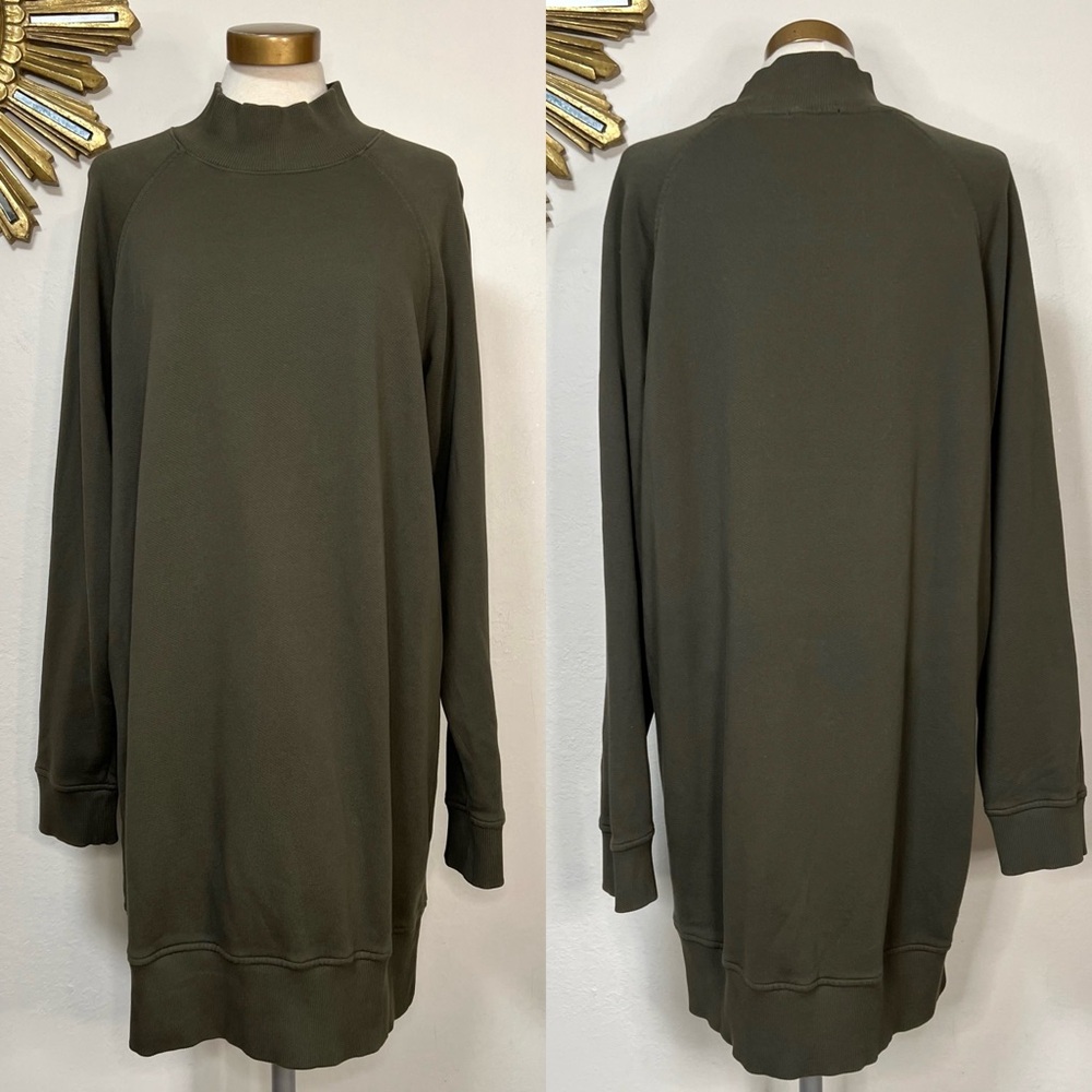 ATM Anthony Thomas Melillo French Terry Sweatshirt Dress